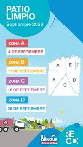 Lee más sobre el artículo Cronograma Patio Limpio mes de septiembre