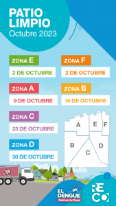 Lee más sobre el artículo Cronograma patio limpio mes de octubre