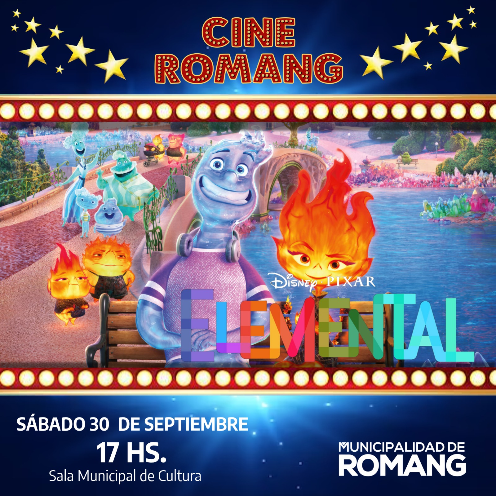 Lee más sobre el artículo Cine en Romang: segunda función ELEMENTAL