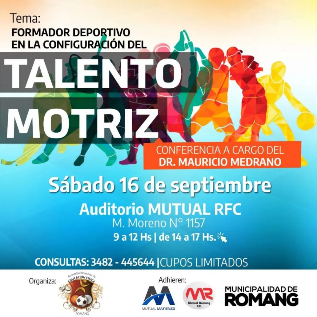 Conferencia: «El papel del formador deportivo, en la configuración del talento motríz» en Romang