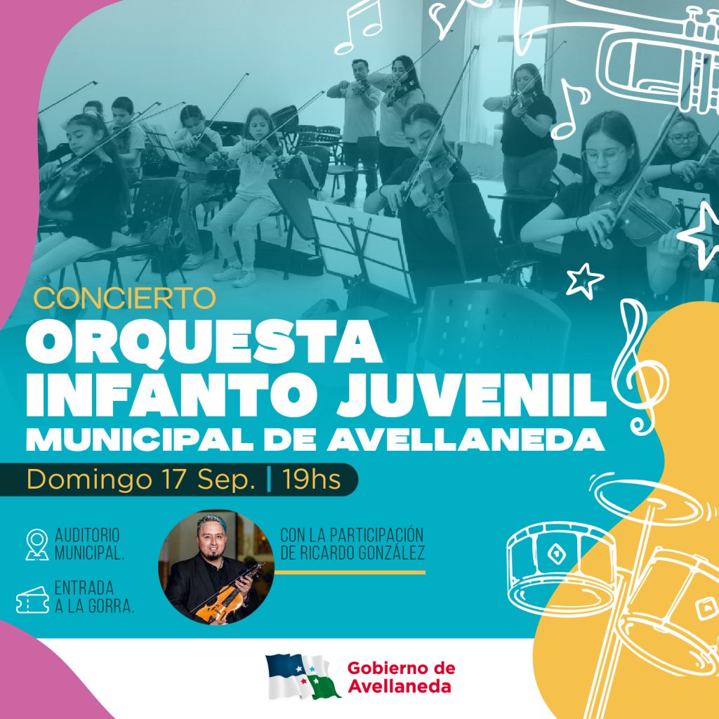 Lee más sobre el artículo Con invitados especiales, Avellaneda se engalana con un nuevo Concierto de la Orquesta Infanto Juvenil