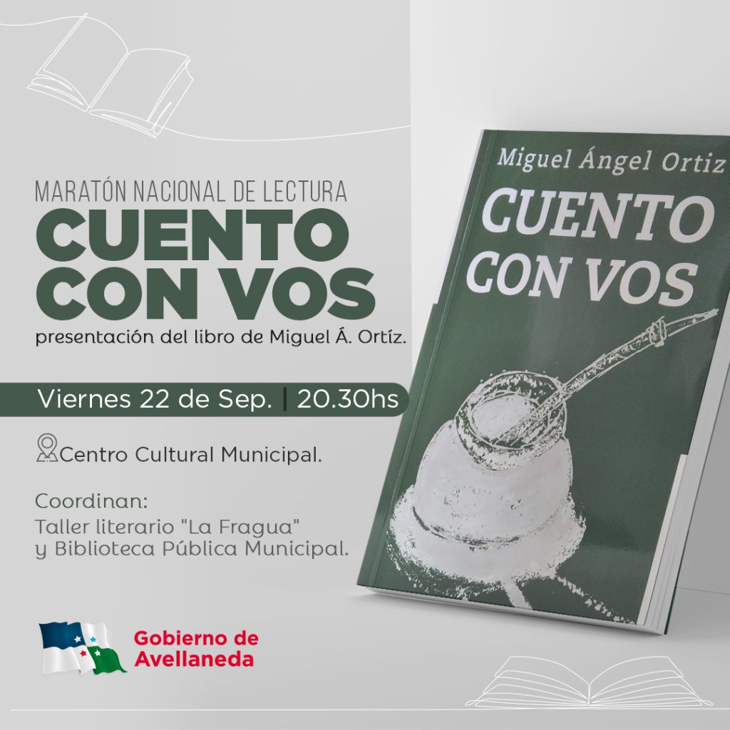Lee más sobre el artículo “Cuento con vos” el libro de Miguel Ángel Ortiz se presentará en Avellaneda