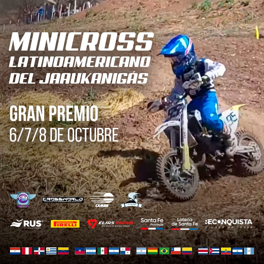 Lee más sobre el artículo Reconquista se prepara para el Latinoamericano de Minicross del Jaaukanigás