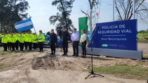 Se inauguró de la base operativa de seguridad vial en Reconquista