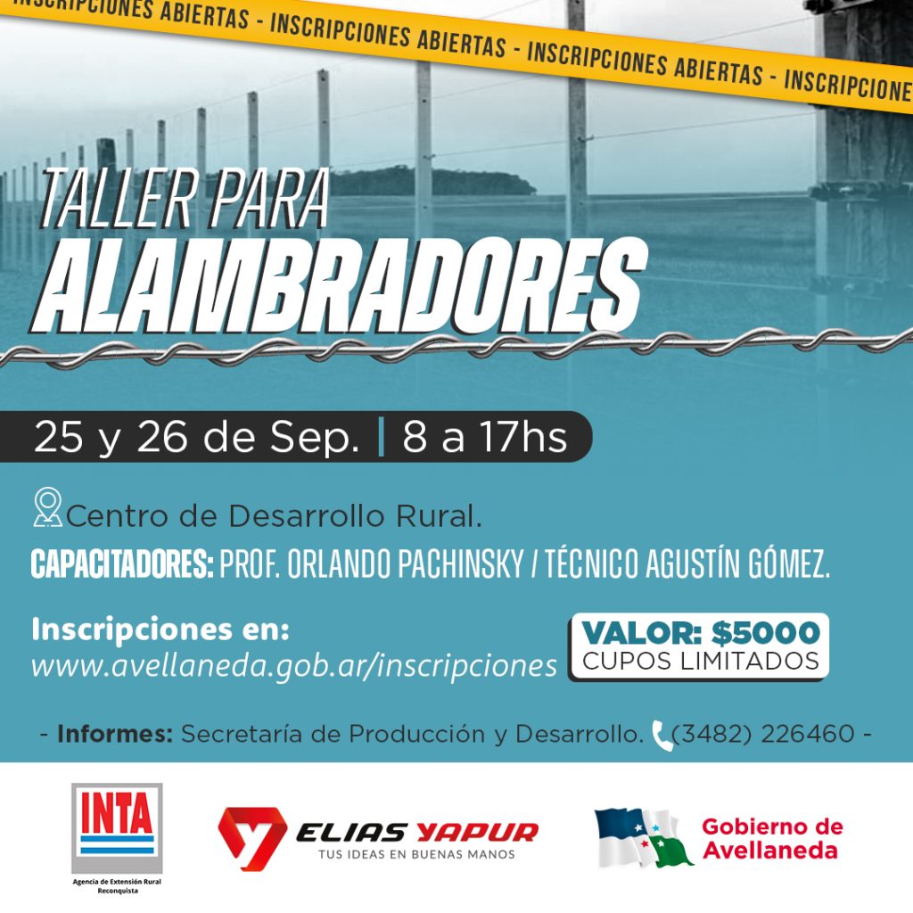 Lee más sobre el artículo Taller para alambradores en Avellaneda: están abiertas las inscripciones