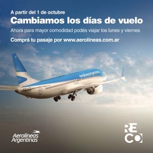 Aerolíneas Argentinas: rumbo a Reconquista con estilo y cambios