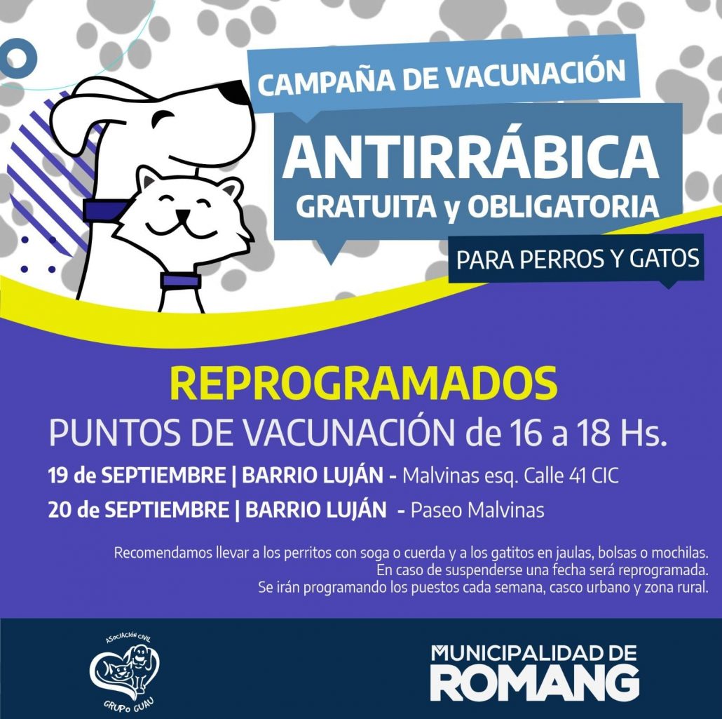 Vacunación Antirrábica en Romang