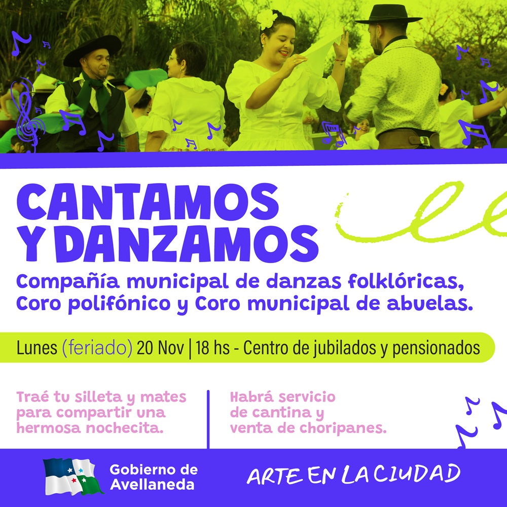 Lee más sobre el artículo Encuentro Cultural «Cantamos y Danzamos» en Avellaneda: Una Noche llena de Tradición y Alegría