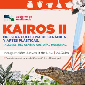 Lee más sobre el artículo Avellaneda inaugura Kairos II, muestra de cerámica y artes plásticas