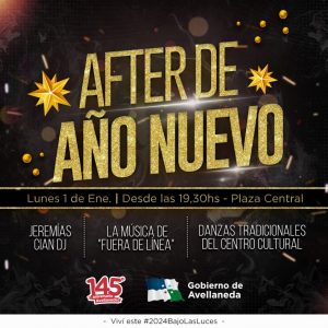 Lee más sobre el artículo Avellaneda recibe el 2024 con un After de Año Nuevo
