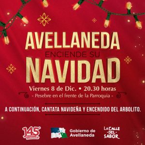 Lee más sobre el artículo Avellaneda Celebra el 145° Aniversario con un Especial Encendido del Arbolito de Navidad