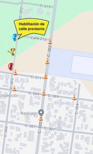Lee más sobre el artículo Por mejoras en calle 302, se clausurará un tramo de la misma en los próximos días