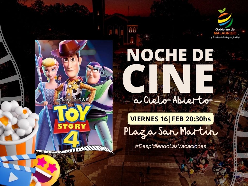 Noche de cine a cielo abierto en Malabrigo