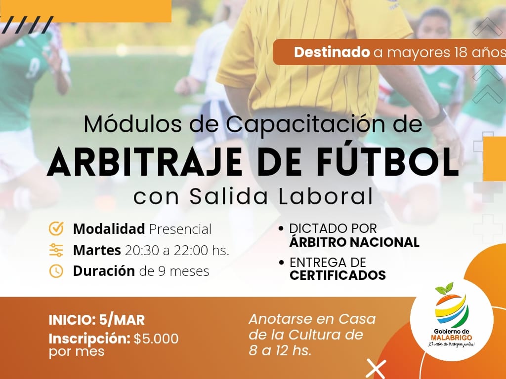 Lee más sobre el artículo Malabrigo dicta módulos de capacitación en arbitraje de fútbol