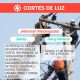 Corte programado de energía eléctrica en Reconquista y zonas aledañas