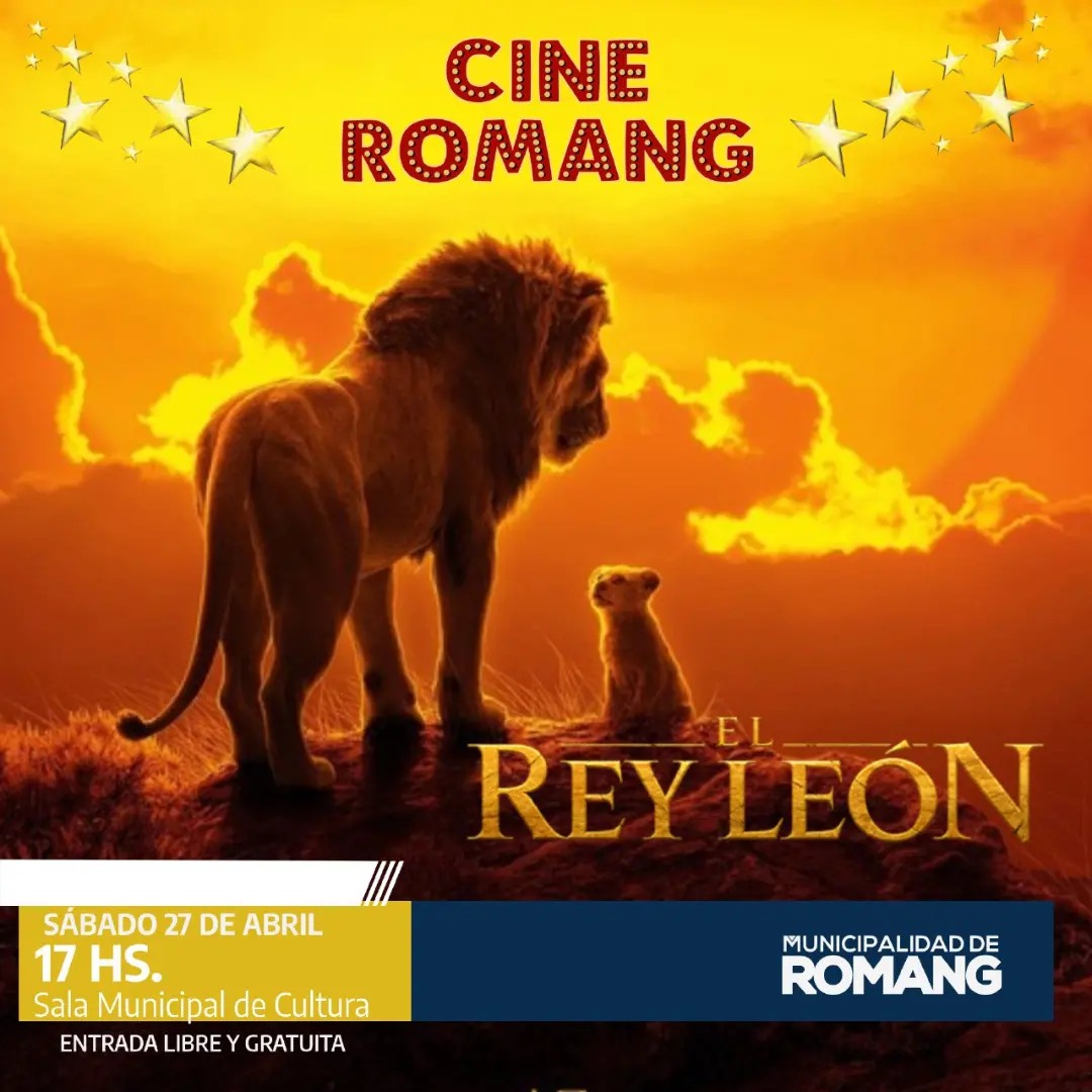 Lee más sobre el artículo Cine Romang presenta: El Rey León