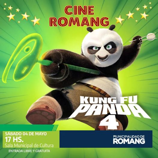 Cine en Romang: Película KUN FU PANDA 4