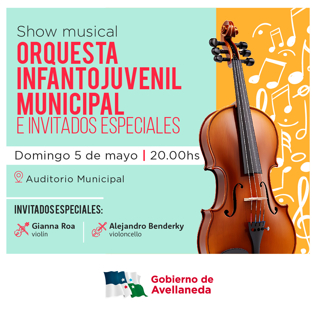 Actividades culturales este fin de semana en el Auditorio Municipal de Avellaneda