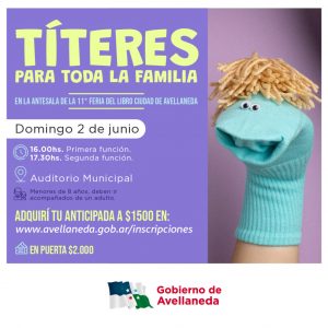 Lee más sobre el artículo Nueva Función de “Títeres para toda la familia” en Avellaneda