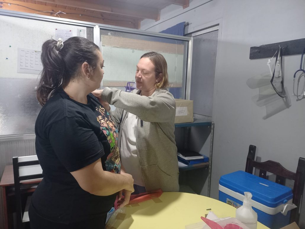 Eliana Puccini informa sobre la campaña de vacunación en Reconquista