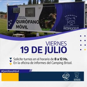 Lee más sobre el artículo Nueva jornada de castraciones en el Quirófano Móvil en Romang