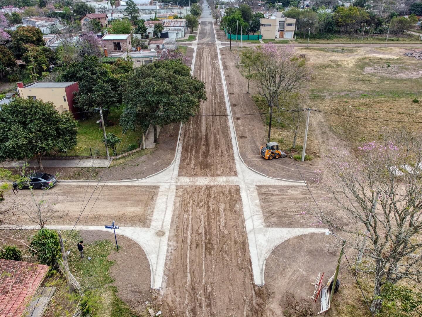 Lee más sobre el artículo Romang: nueva cuadra con cordón cuneta habilitada al tránsito