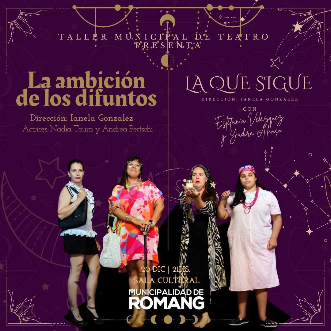 Lee más sobre el artículo El Taller Municipal de Teatro para Adultos de Romang estrena dos obras imperdibles