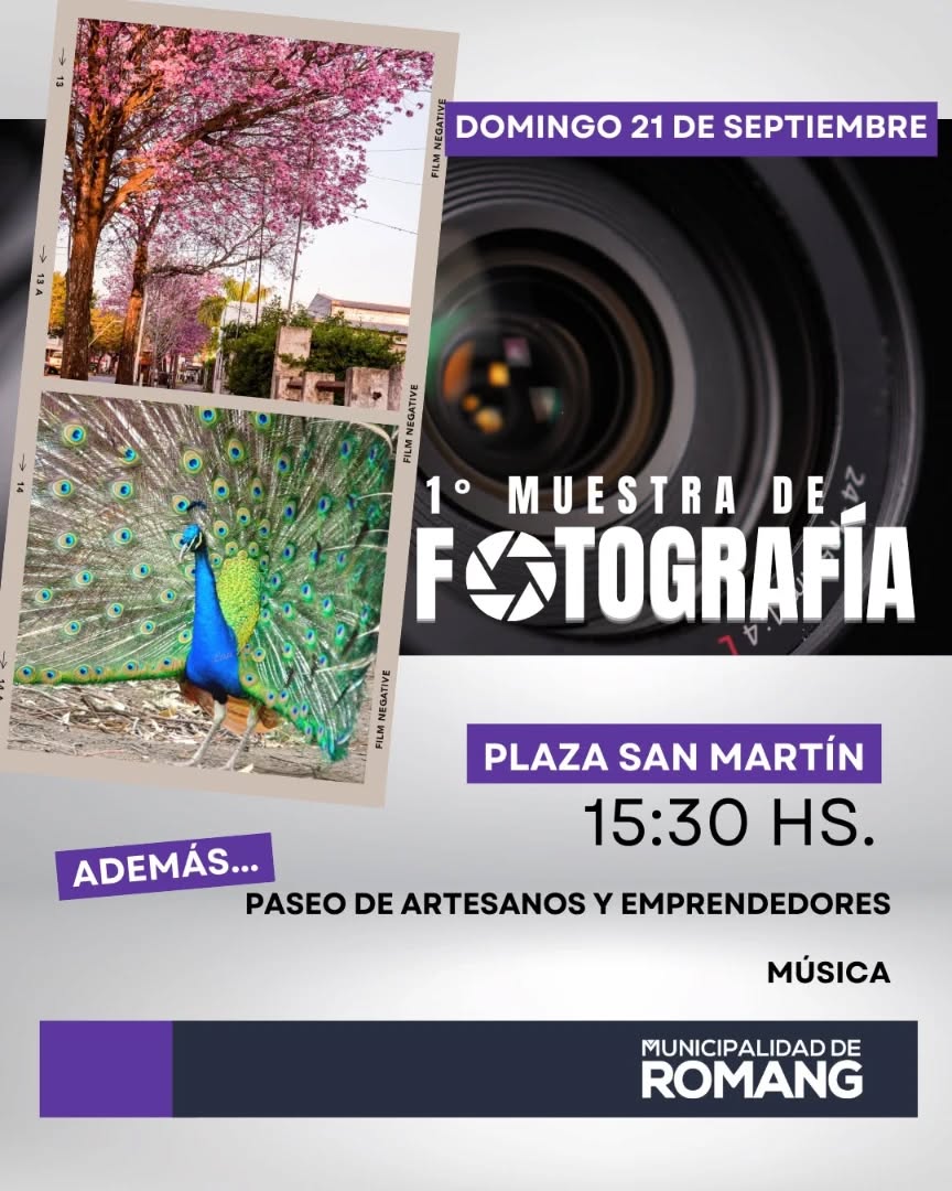 Romang vivirá su 1° Muestra de Fotografía