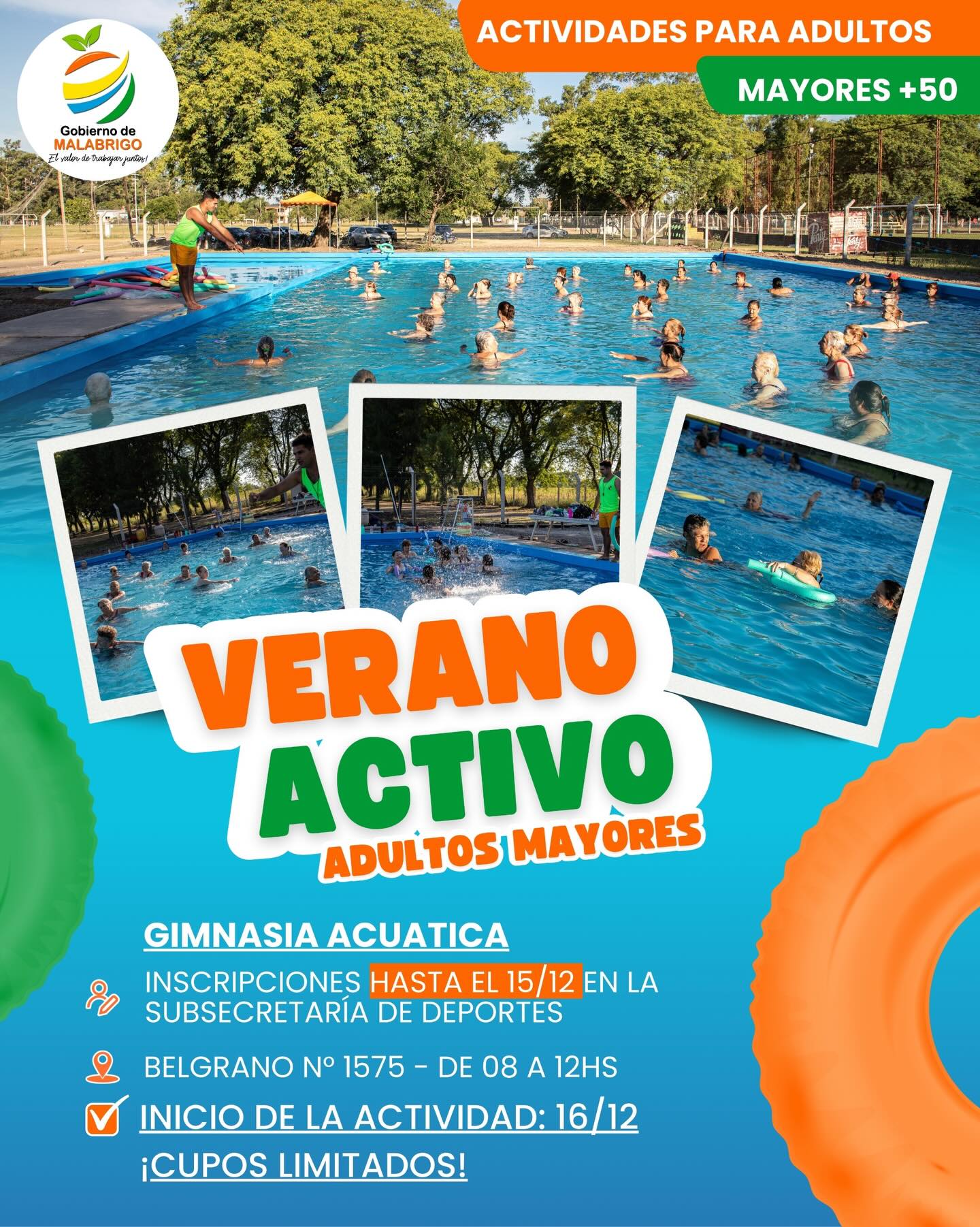 Lee más sobre el artículo Nueva edición de “Verano Activo” para adultos mayores en Malabrigo