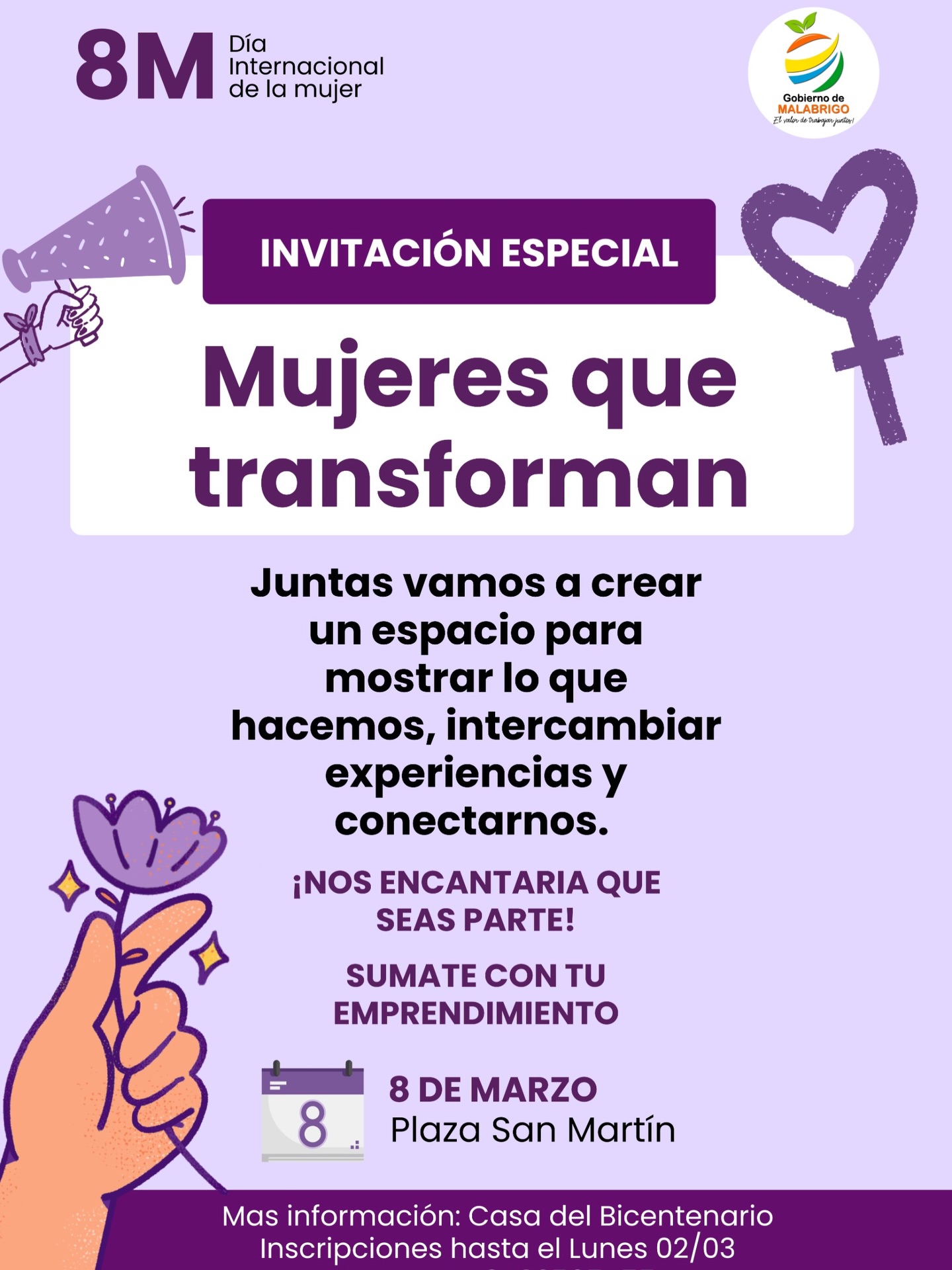 Lee más sobre el artículo Malabrigo celebrará el 8M con un espacio para emprendedoras locales