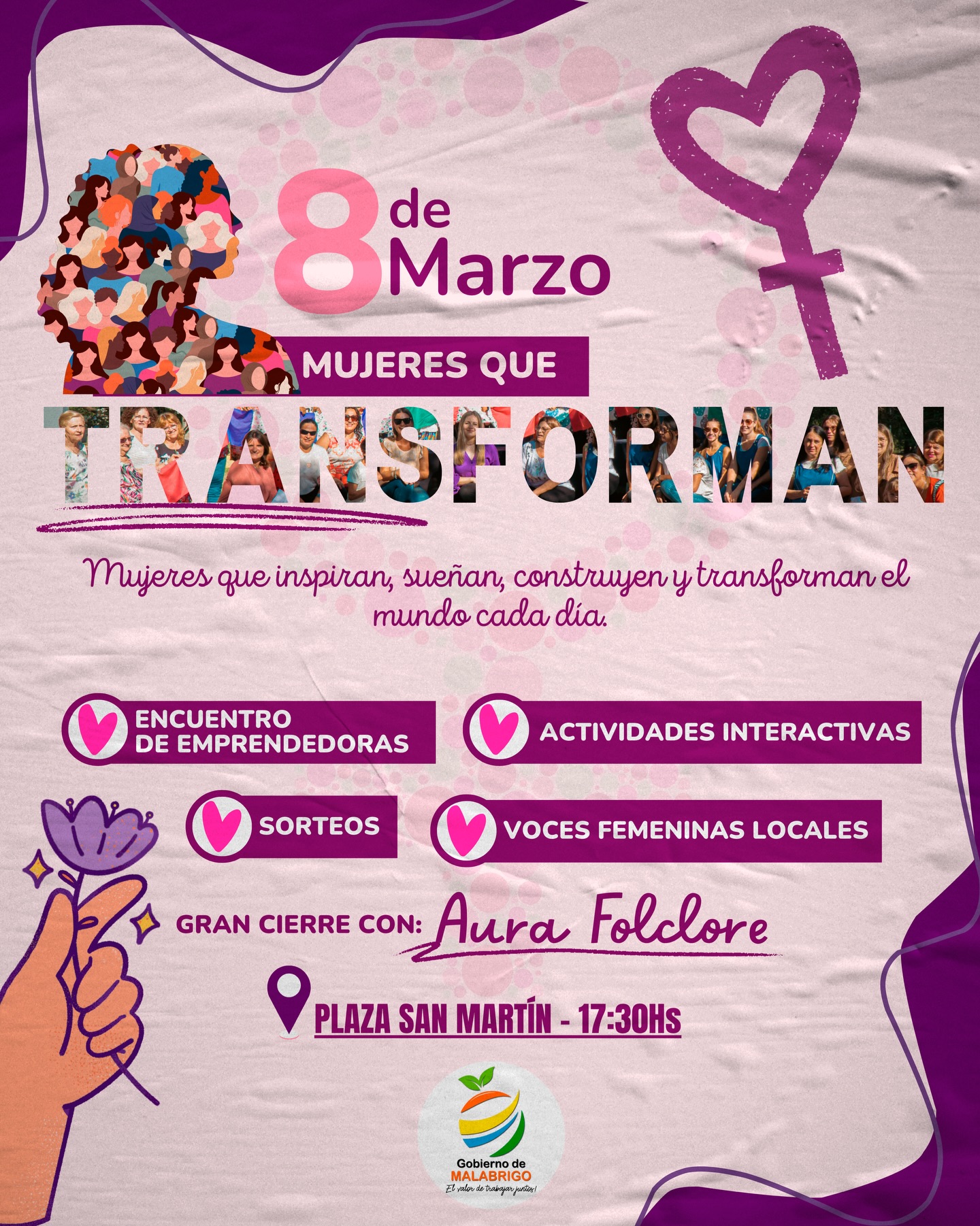 Jornada especial por el Día Internacional de la Mujer en Malabrigo
