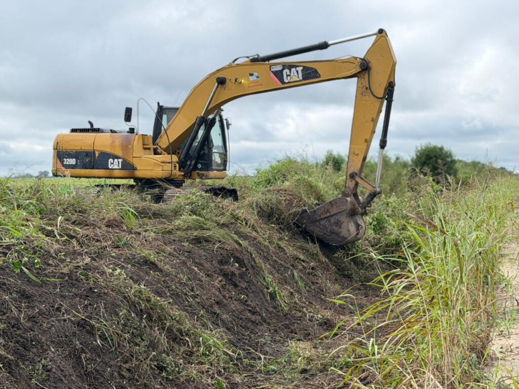 Lee más sobre el artículo Se realizan tareas para mejorar el escurrimiento en calle 327