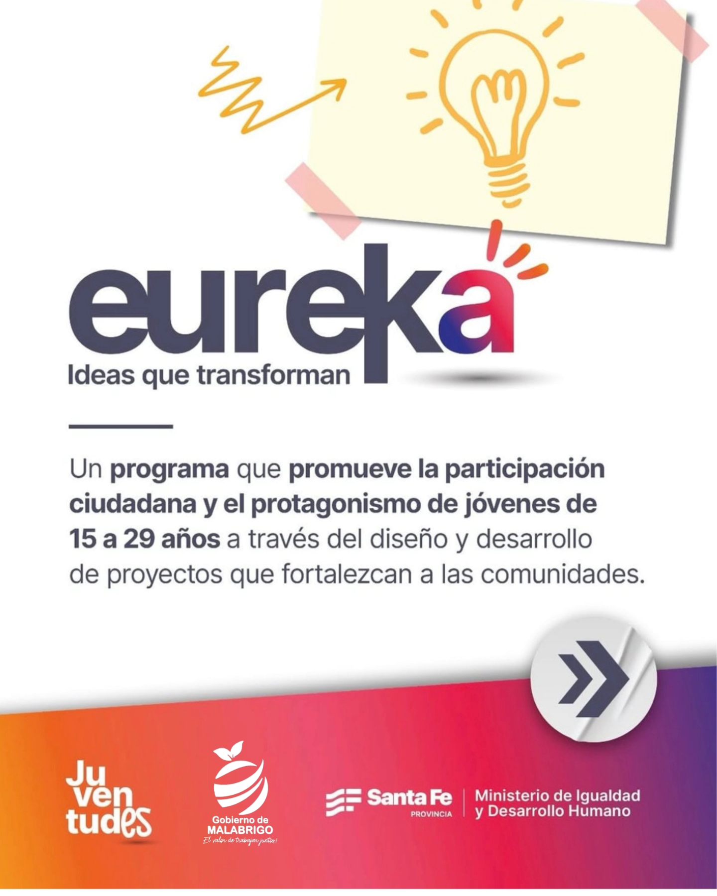 Lee más sobre el artículo Abren las inscripciones al programa “Eureka: Ideas que Transforman”