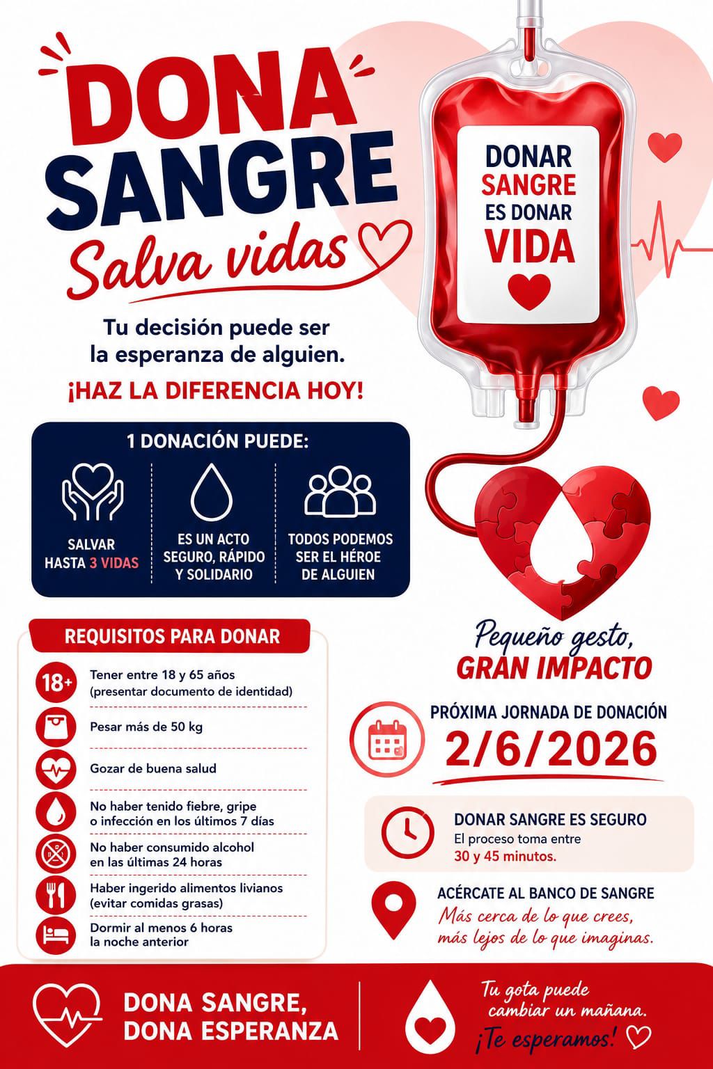 Tercer año consecutivo: El Colegio San José invita a donar sangre 